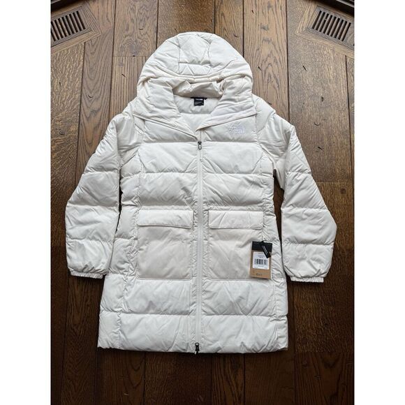 The North Face Women's Gotham Parka Gardenia White Size Small NWT - Picture 1 of 11